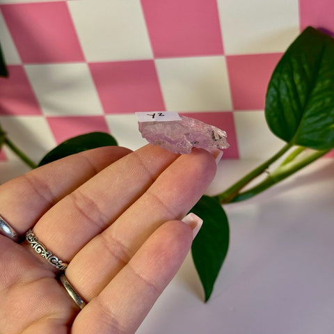 Glossy Pink Kunzite Z2 100 - Kenna's Crystals from TikTok