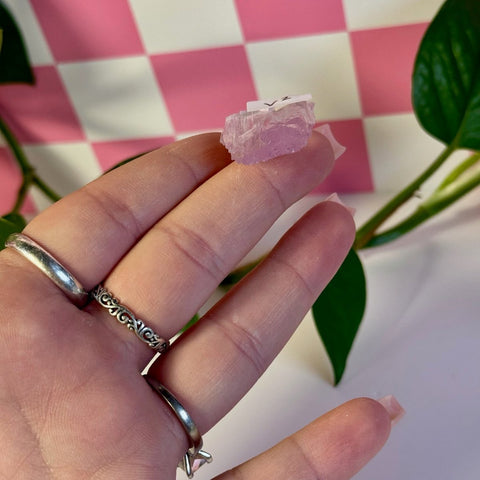 Glossy Pink Kunzite Z2 97 - Kenna's Crystals from TikTok