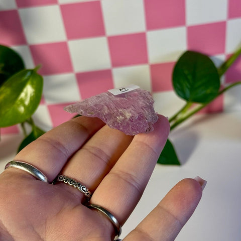 Glossy Pink Kunzite Z2 61 - Kenna's Crystals from TikTok