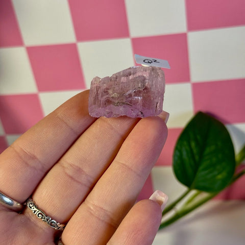 Glossy Pink Kunzite Z2 92 - Kenna's Crystals from TikTok