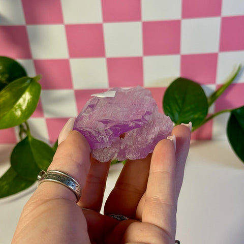 Glossy Pink Kunzite Z2 54 - Kenna's Crystals from TikTok