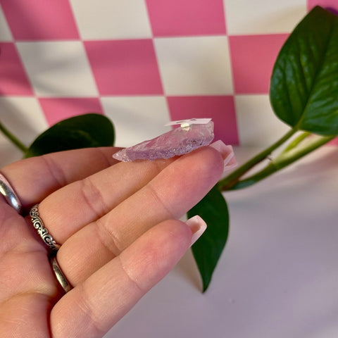 Glossy Pink Kunzite Z2 101 - Kenna's Crystals from TikTok