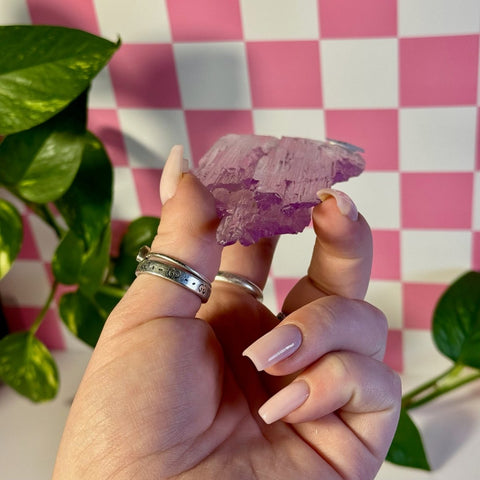 Glossy Pink Kunzite Z2 56 - Kenna's Crystals from TikTok