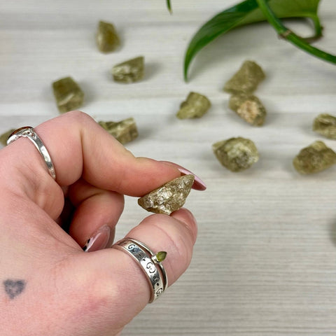 Green Apatite 22 - B Grade 4 - Kenna's Crystals from TikTok