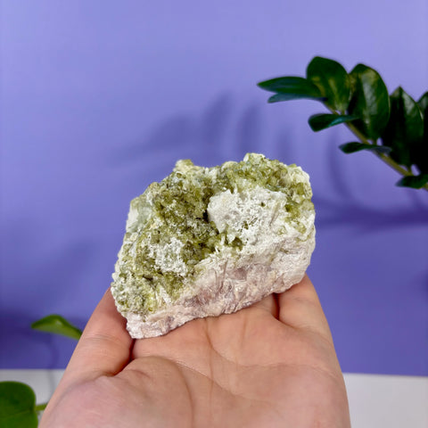 Green Tourmaline In Quartz Specimen - Kenna's Crystals