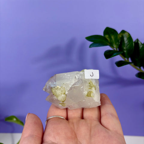 Green Tourmaline In Quartz Specimen - Kenna's Crystals