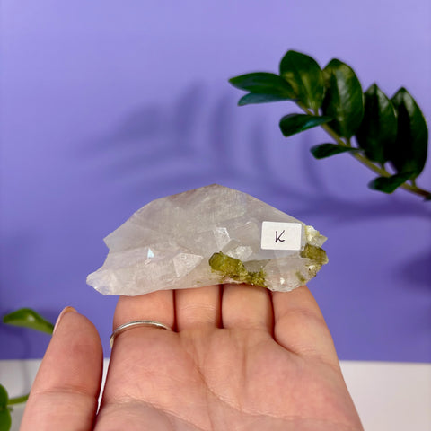 Green Tourmaline In Quartz Specimen - Kenna's Crystals