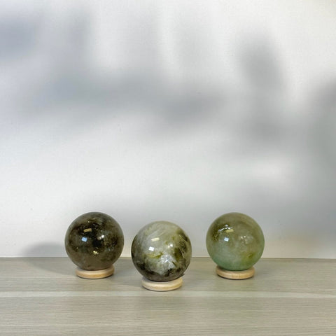 Green Tourmaline Sphere 33 1 - Kenna's Crystals from TikTok