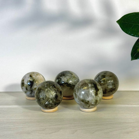 Green Tourmaline Sphere 55 3 - Kenna's Crystals from TikTok