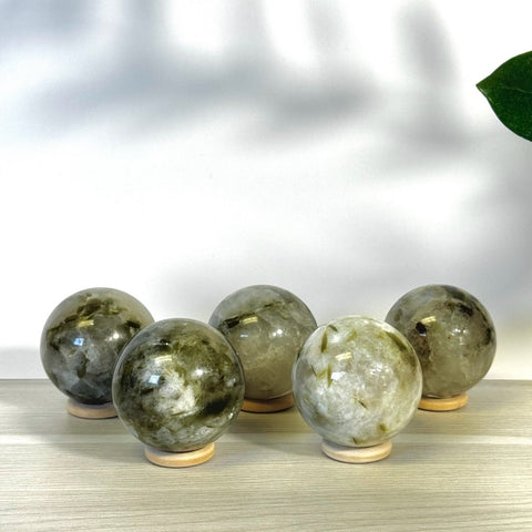Green Tourmaline Sphere 66 4 - Kenna's Crystals from TikTok