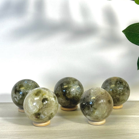 Green Tourmaline Sphere 77 5 - Kenna's Crystals from TikTok