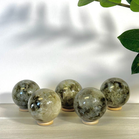 Green Tourmaline Sphere 88 6 - Kenna's Crystals from TikTok