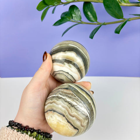 Haunted Castle Calcite Sphere - Kenna's Crystals