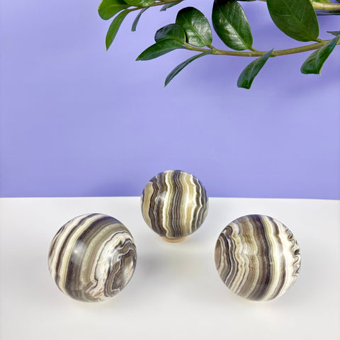 Haunted Castle Calcite Sphere - Kenna's Crystals