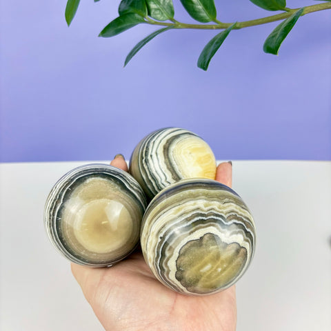 Haunted Castle Calcite Sphere - Kenna's Crystals