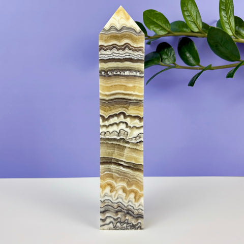 Haunted Castle Calcite Tower - Kenna's Crystals