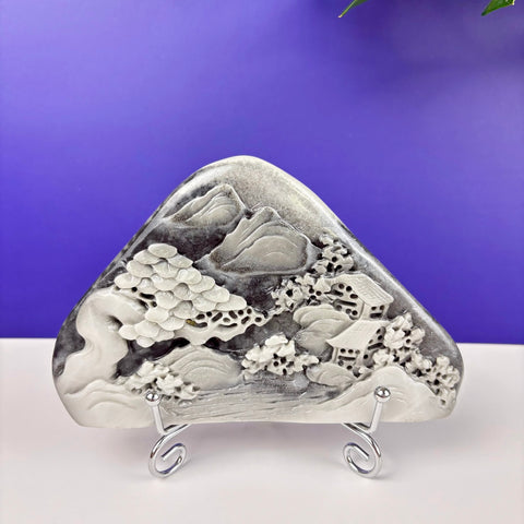 Haunted Hetian Jade Landscape - Kenna's Crystals