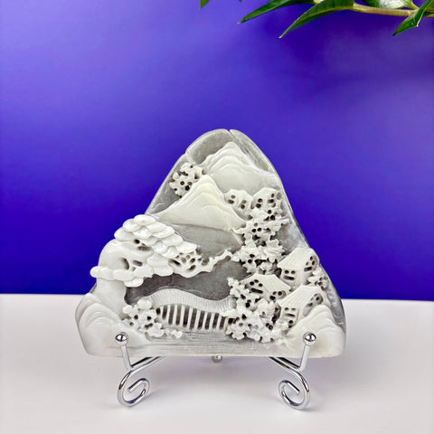 Haunted Hetian Jade Landscape - Kenna's Crystals