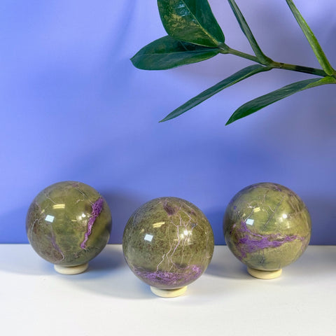Imperfect Stichtite Sphere - Kenna's Crystals