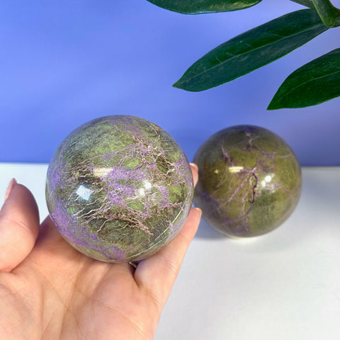 Imperfect Stichtite Sphere - Kenna's Crystals