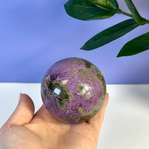 Imperfect Stichtite Sphere - Kenna's Crystals