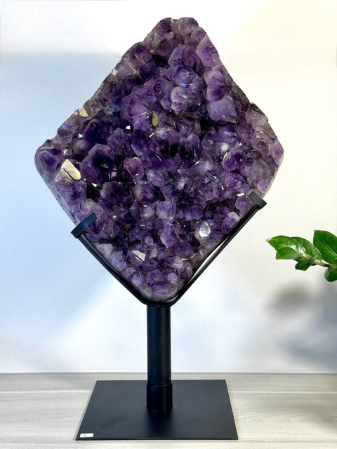 Incredible Amethyst Cluster On Stand A 1 - Kenna's Crystals from TikTok