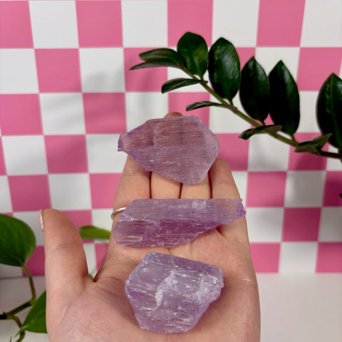 Intuitively Picked Kunzite - Kenna's Crystals