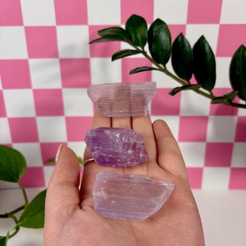 Intuitively Picked Kunzite - Kenna's Crystals