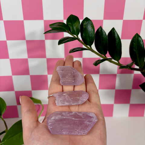 Intuitively Picked Kunzite - Kenna's Crystals