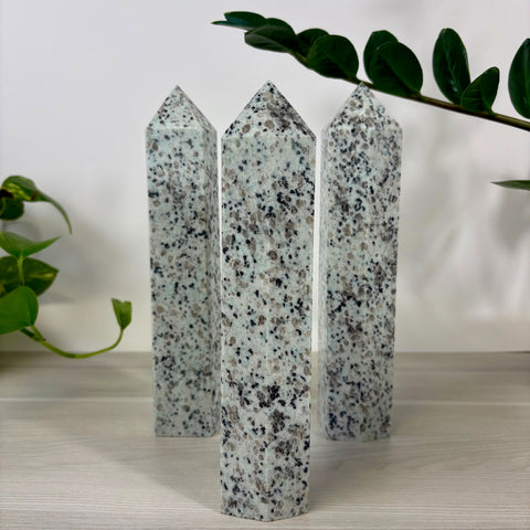 Kiwi Jasper Tower - Kenna's Crystals