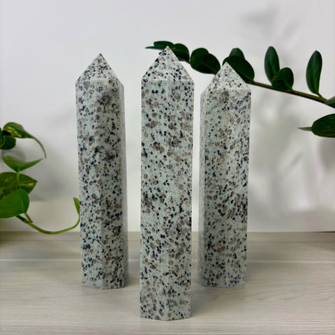Kiwi Jasper Tower - Kenna's Crystals