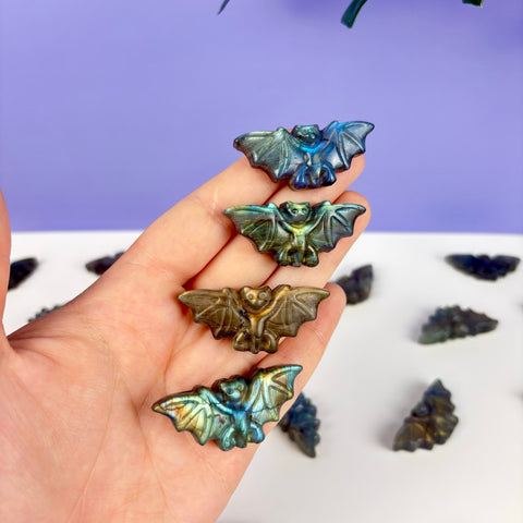 Labradorite Bat - Kenna's Crystals
