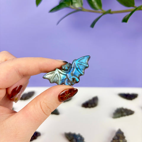 Labradorite Bat - Kenna's Crystals