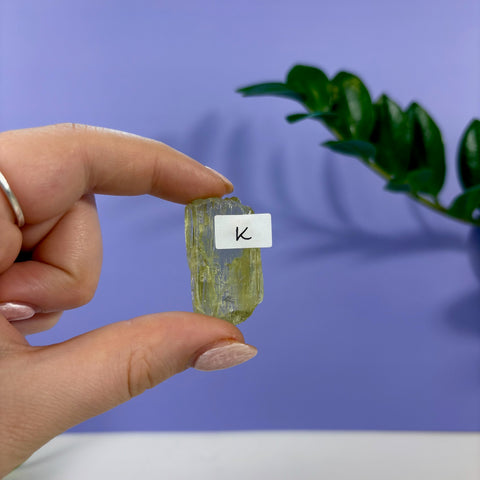 Lime Kunzite - Kenna's Crystals