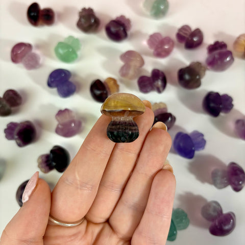 Mini Candy Fluorite Jellyfish - Kenna's Crystals