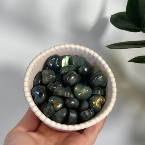Mini Labradorite Heart - Kenna's Crystals