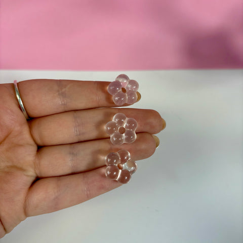 Mini Rose Quartz Flower - Kenna's Crystals