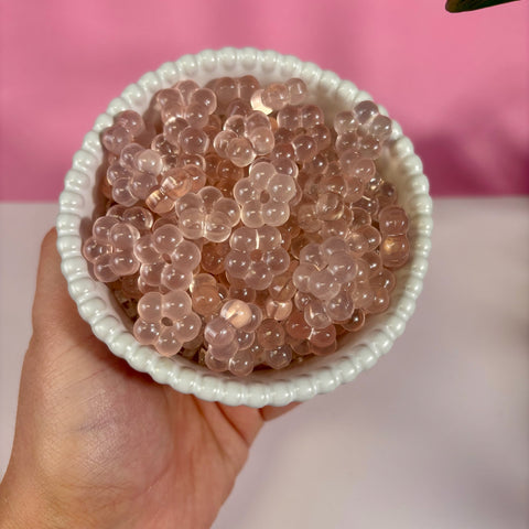 Mini Rose Quartz Flower - Kenna's Crystals