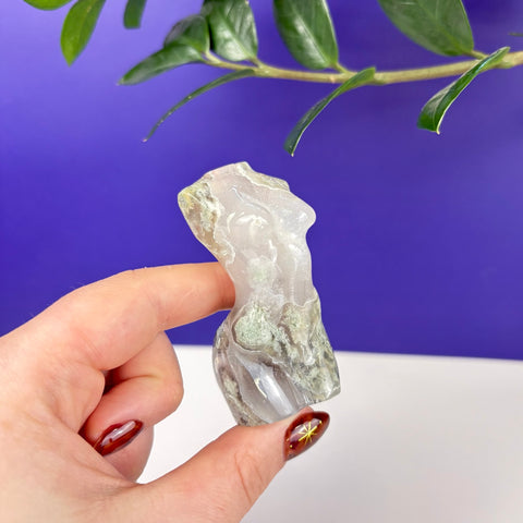 Moss Agate Goddess - Kenna's Crystals