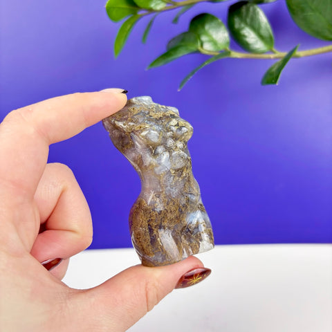 Moss Agate Goddess - Kenna's Crystals