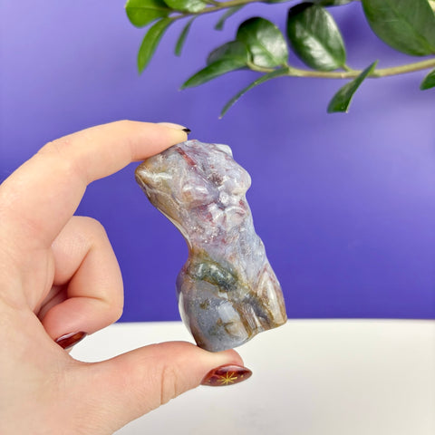 Moss Agate Goddess - Kenna's Crystals