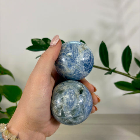 Ocean Blue Kyanite Sphere - Kenna's Crystals