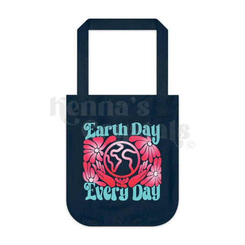 Organic Essential Tote Eco Babe Bags One size Navy 3 - Kenna's Crystals from TikTok