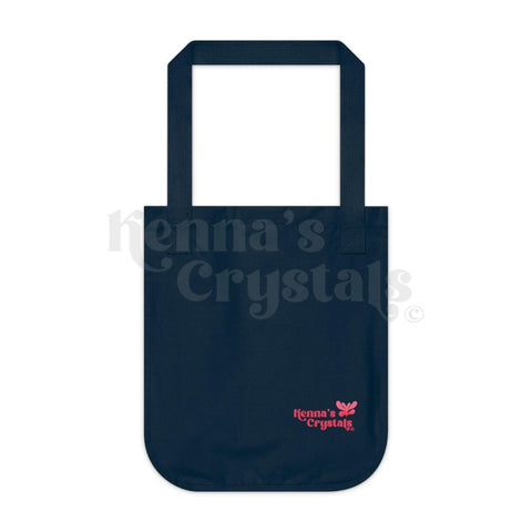 Organic Essential Tote Eco Babe Bags One size Navy 6 - Kenna's Crystals from TikTok