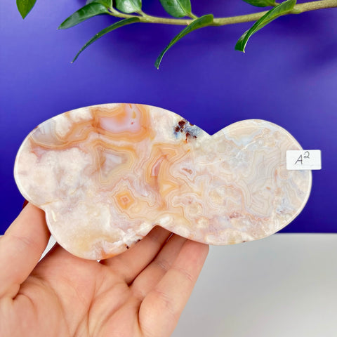 Peach Princess Plate - Kenna's Crystals