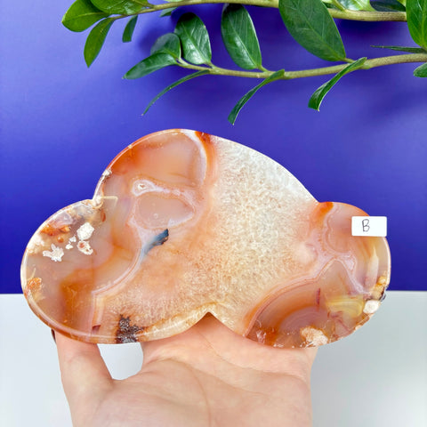 Peach Princess Plate - Kenna's Crystals