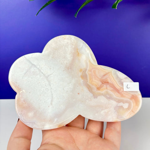 Peach Princess Plate - Kenna's Crystals