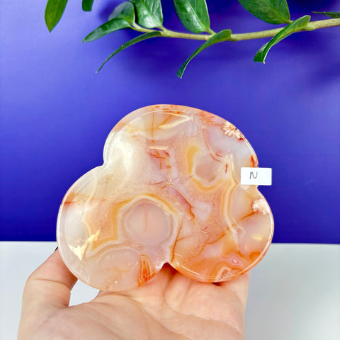 Peach Princess Plate - Kenna's Crystals