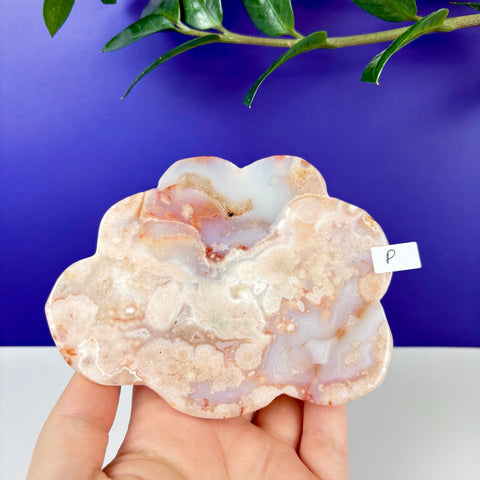 Peach Princess Plate - Kenna's Crystals