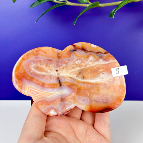 Peach Princess Plate - Kenna's Crystals